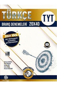 TYT Türkçe 20x40 Branş Denemeleri Bilgi Sarmal Yayınları
