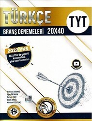2022 TYT Türkçe 20x40 Branş Denemeleri Bilgi Sarmal Yayınları
