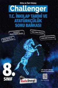 8.Sınıf Challenger İnkılap Tarihi Soru Bankası Kafadengi Yayınları